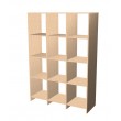 4 x 3 Cube Open storage shelf system
